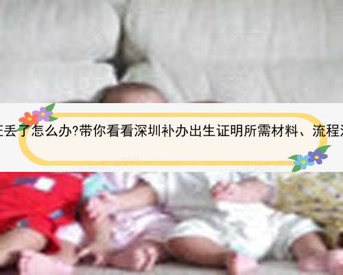 深圳公立医院供卵试管中心 出生证丢了怎么办?带你看看深圳补办出生证明所需